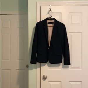 Zara dark blue wool blazer